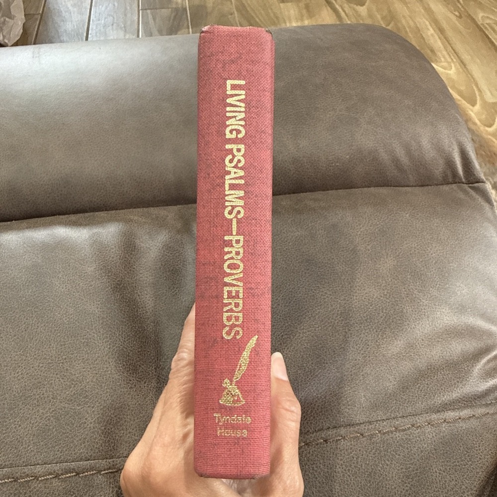 Living Psalms and Proverbs by Kenneth N. Taylor - Vintage 1967 Christian Book